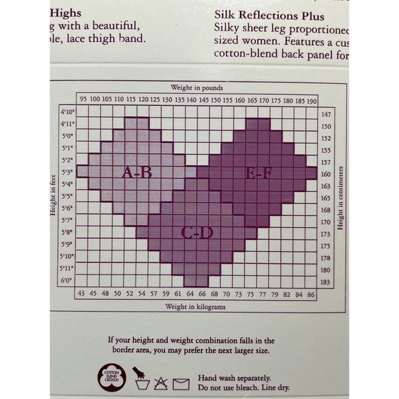 Vintage 1995 Hanes Silky Reflections Silky Sheer Pantyhose Control Top Grey Mist - Picture 5 of 6